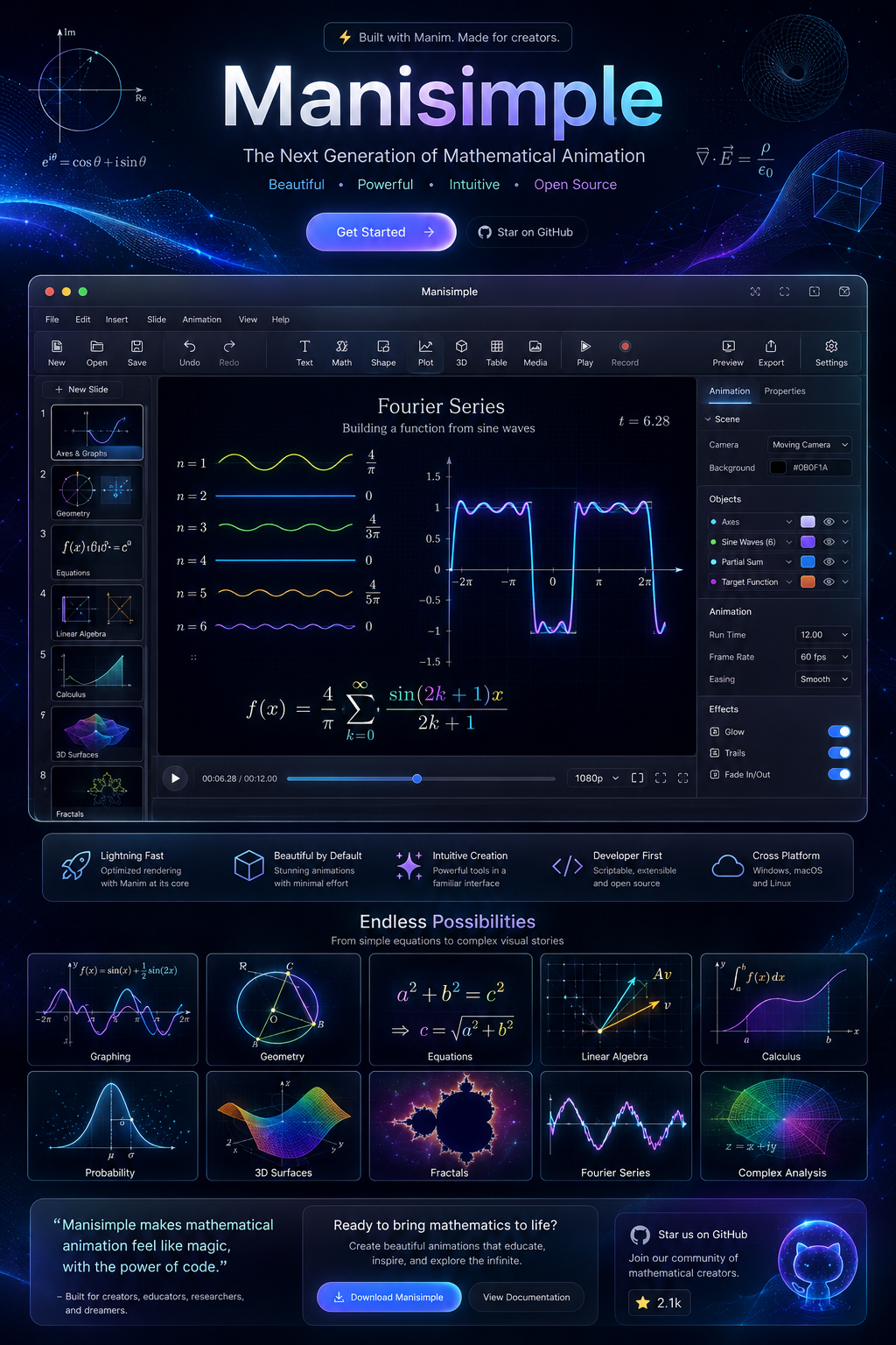 Manisimple Interface Screenshot