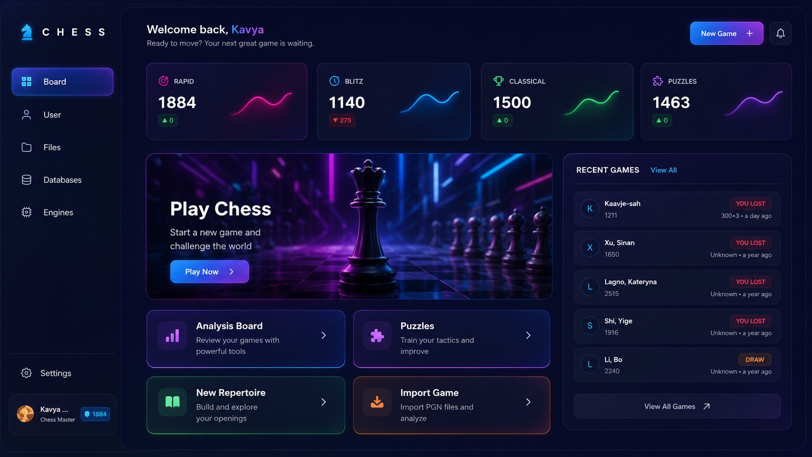 Reckless AI Interface Screenshot